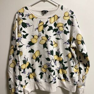 Lemon Print Sweatshirt